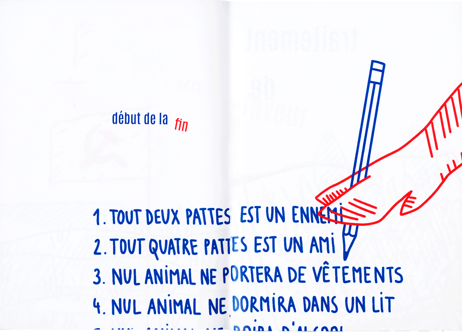 gif scans édition la ferme des animaux qui défile