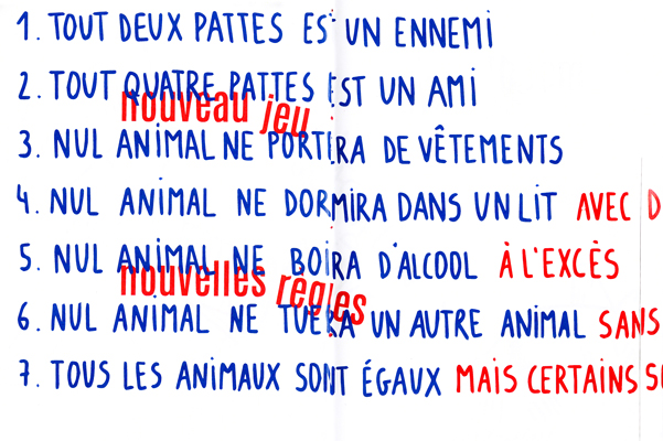 scan de l'edition la ferme des animaux